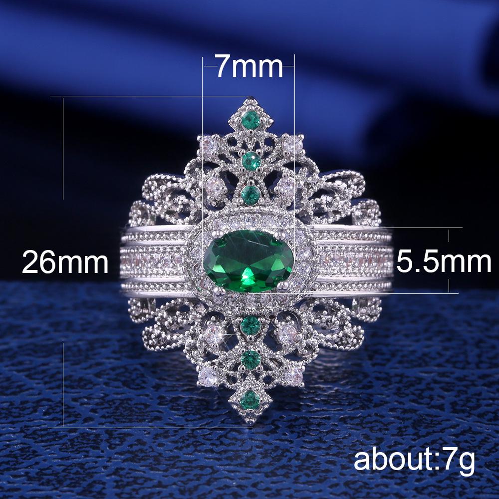 European & American Retro Court Style Women's Copper Ring
