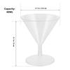 Kichvoe 8pcs 7 Plastic 7 Martini 7 Glasses 760ml 727oz 7 Disposable 7 Glasses 7 Unbreakable 7 Reusable 7 Dessert 7 Cups 7 Shots 7 Margarita 7 Wine 7 I