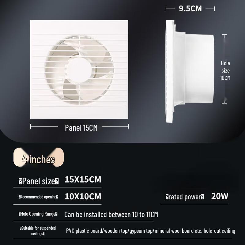 Oushige Multi-Purpose Exhaust & Ventilation Fan