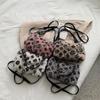 Leopard Print Plush Chain Loafers Bag