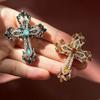 Cross-shaped Brooch, Luxury Clothing Accessory, Waistband Press-down Garment Accessory, Waistline Fastening Pin
