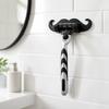 3pcs 3D Printed Wall Mount Hook Self-adhesive Wall Hanger Holder Beard Shape Hook  Kitchen