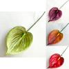 Simulated Anthurium Plants Wedding Hotel Restaurant Decoration Desktop Ornament