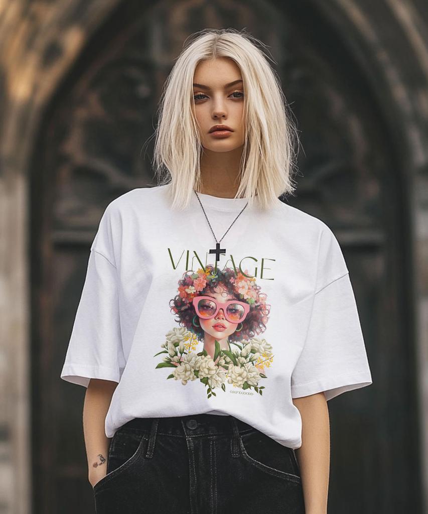 ONEHUNDREDPERCENT FOR WOMAN Ohpxgoodd Vintage Semi-Oversized Short Sleeve Tee