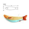 Giocattoli per gatti a forma di pesce, giocattoli per digrignare i denti con erba gatta, morbidi e resistenti, giocattoli per gattini, giocattoli interattivi con suono, giocattoli di peluche da masticare per gatti, forniture per gatti