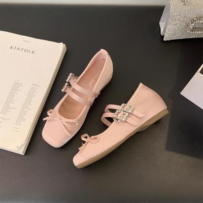Neue Frühling Herbst Dicke Ferse Rosa Schuhe Elegant Schleife Lolita Schuhe College Mädchen Hohe Absätze Mode Damen Sandalen