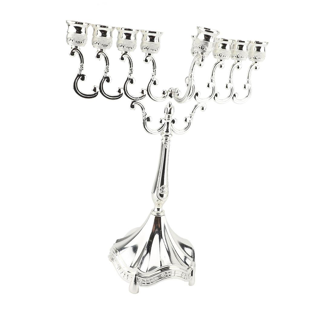 Candle Holder 9 Branches Alloy Vintage Decorative Candlestick Holder for Weddings