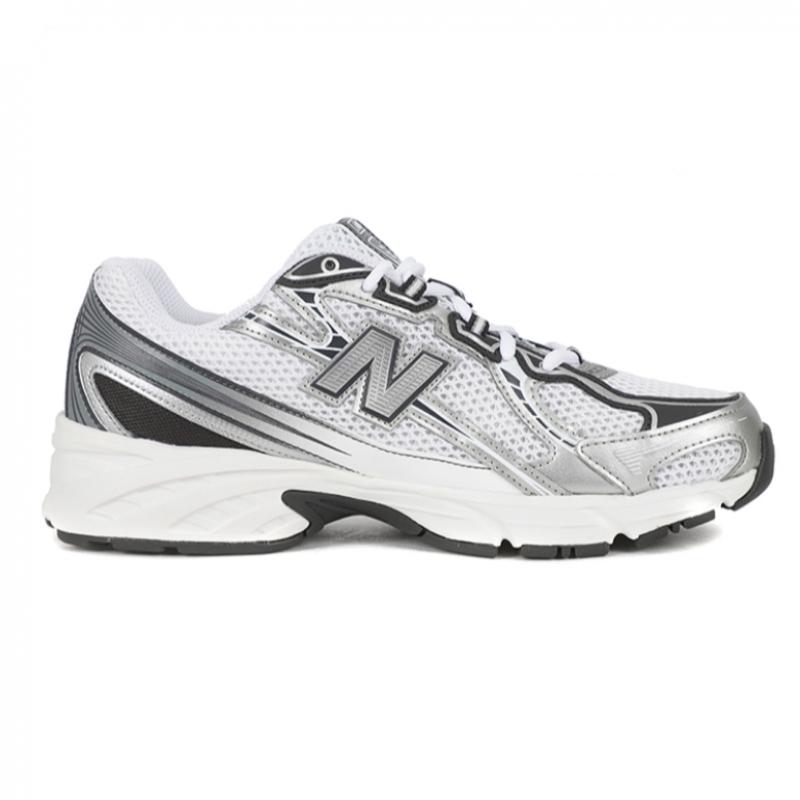 New Balance 740 Metallic White Gray