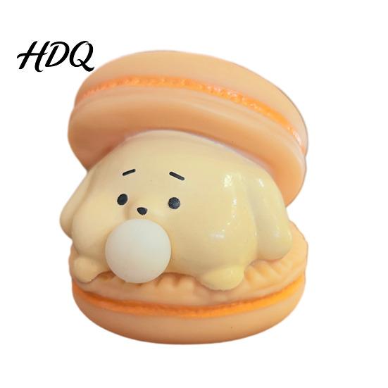 Frog Squeeze Toy Bubble Animal Macaron Fidget Stress Relief Dog Cat Rabbit Soft Sensory Anti-Anxiety Ball Pinch Desk TPR