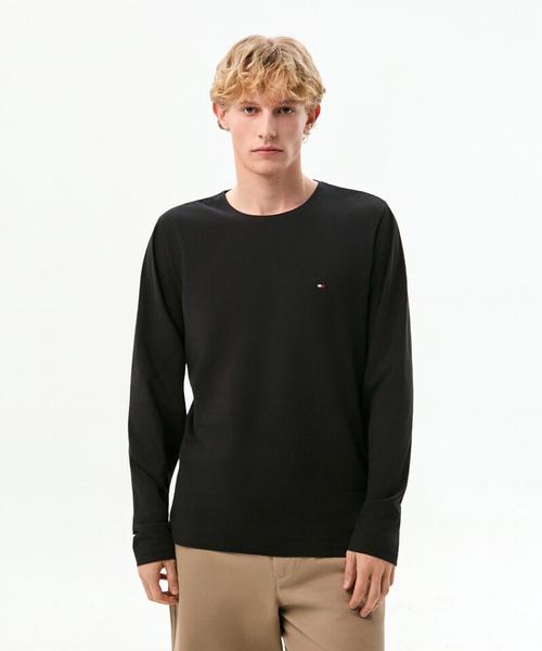 TOMMY HILFIGER Stretch Slim Fit Long Sleeve T-Shirt (T12G0Tpo01Cmt1Bds)
