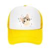 Playful Cat Portrait Burst Graphic Mesh Baseball Cap Casual Hat Outdoor  For Womens Unisex FeUnisex