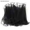 Korean Pearl Ruffle Gauze Floral Bouquet Wrapping Material - Pleated Mesh Wave Gauze