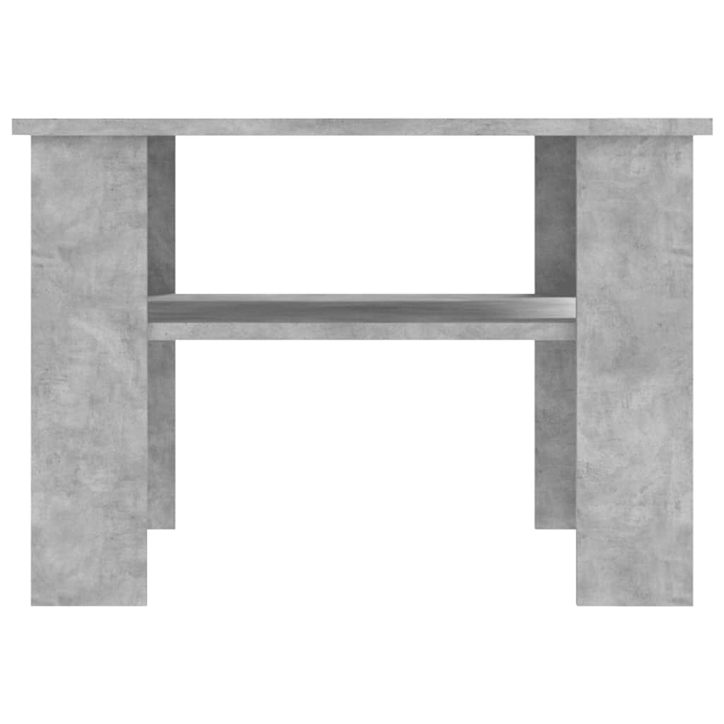 Coffee Table Concrete Grey 60 x 60 x 42 cm Particleboard