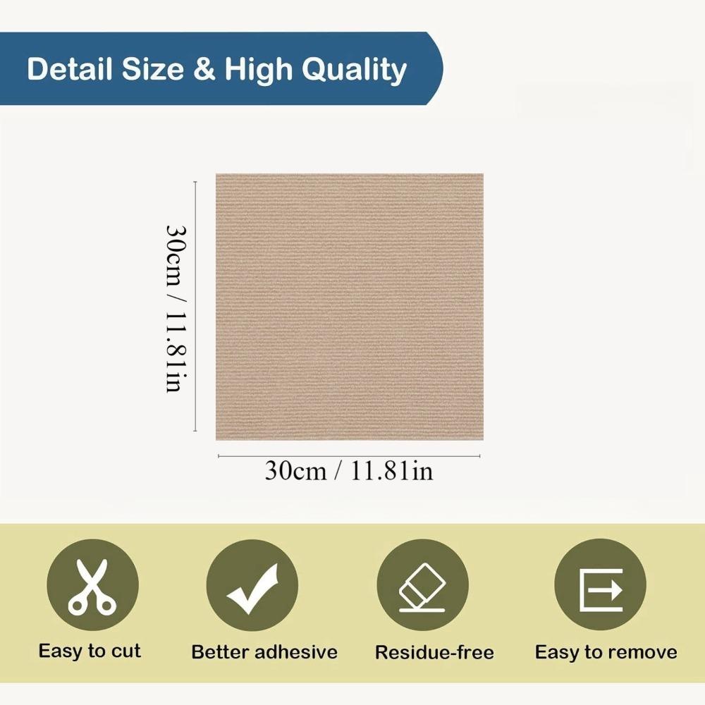 Self-adhesive Cat Scratching Mat Board Sofa Furniture Protector Claw Care Cat Scratching Board Trimmable Recyclable