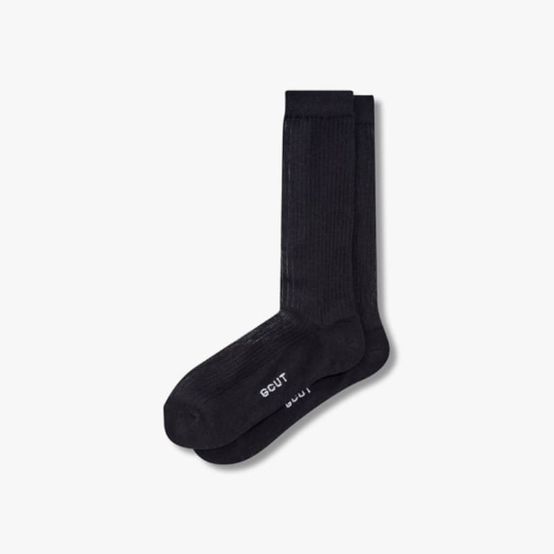 GCUT Logo Gold Socks_Black 7215284401
