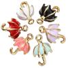 30pcs 6 Colors 3D Umbrella Charms 30pcs Enamel Charms Crafts Bulk Hanging Charms  Crafts Making