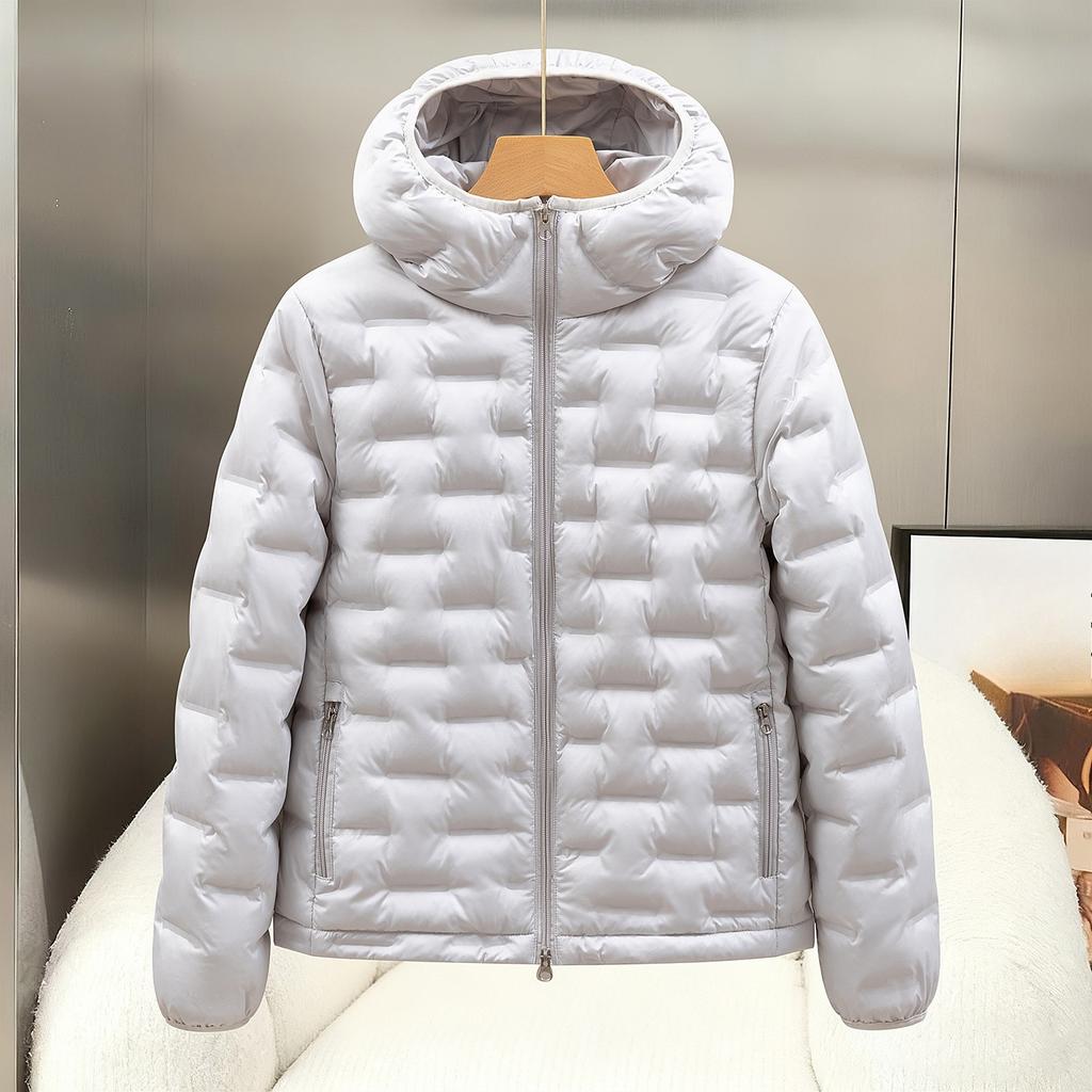 2026 Early Spring New Short Style Western-style Warm Hooded Thin Cotton Jacket for Women