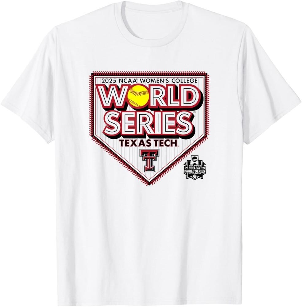 

Texas Tech Red Raiders WCWS 2025 College World Series White T-Shirt Unisex T-Shirt S