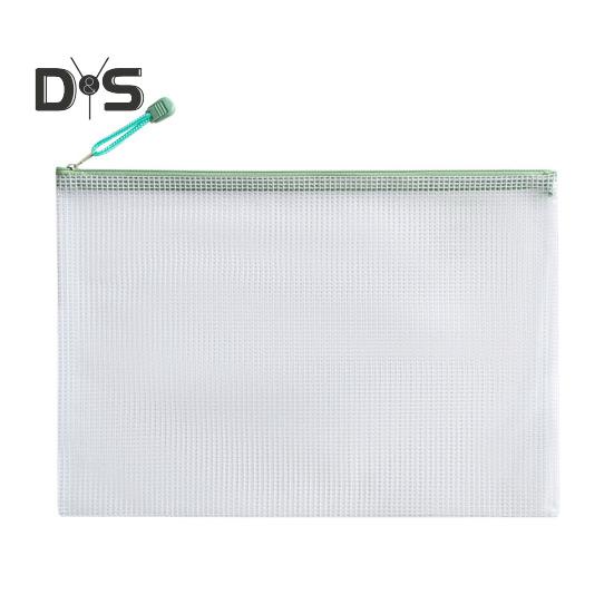 File Bag Large Capacity Storage A4 Files Stationery Carrying Case Transparent Visual Design Portable Document Organizer