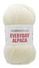 NASKA Hand Knitted Yarn Everyday Alpaca Medium Thick White 100g 300m 5 Balls Set COL.201 Approx. N-108