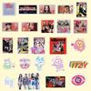 94Pcs ITZY Sticker Pack Crazy Lover Album Sticker Pack Waterproof Sticker ITZY Cartoon Sticker for Fans