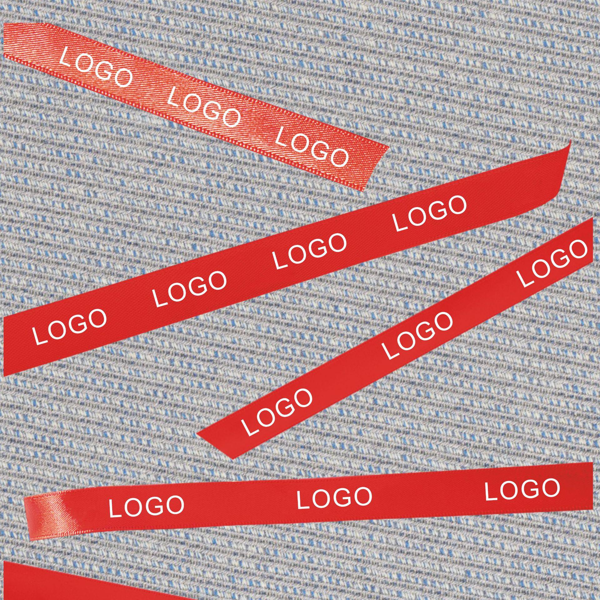 

Custom Logo Printed Birthday Cake & Floral Packaging Ribbon, Various Colors & Sizes