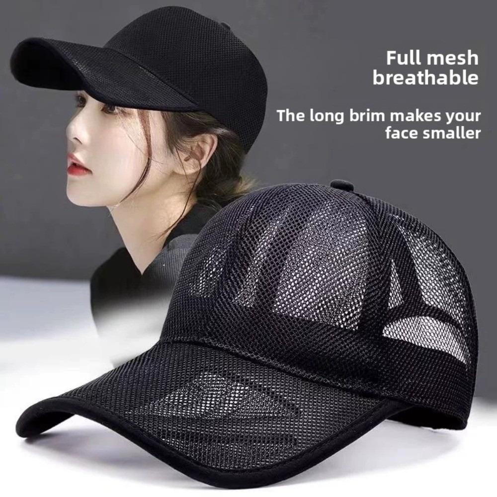 Quick-dry Men Snapback Hat Adjustable Sports Mesh Caps Trucker Cap Mesh Baseball Cap Unisex