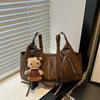 Fashionable Womens Medium Pu Tote With Top Zipper For Urban Casual Use