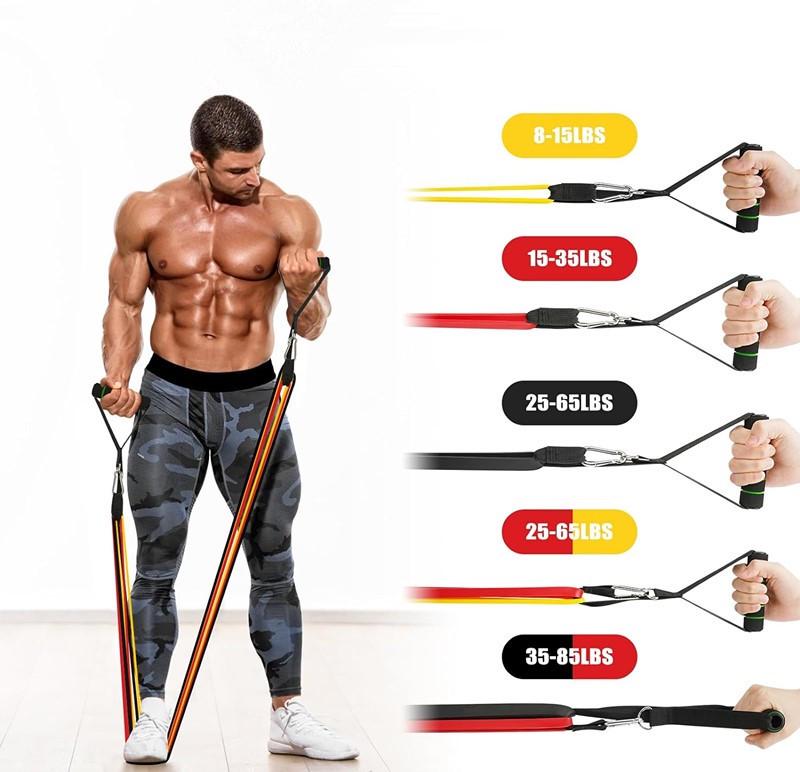 Sport Resistance Band Set: Elastic Pull-up & Strength Training for Yoga, Men & Women