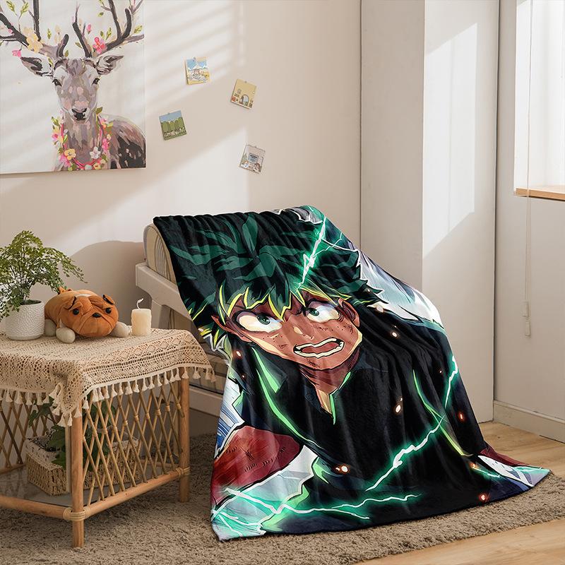 My Hero Academy Series Flannel Blanket 3D Printed Sofa Blanket Thickened Blanket Batch