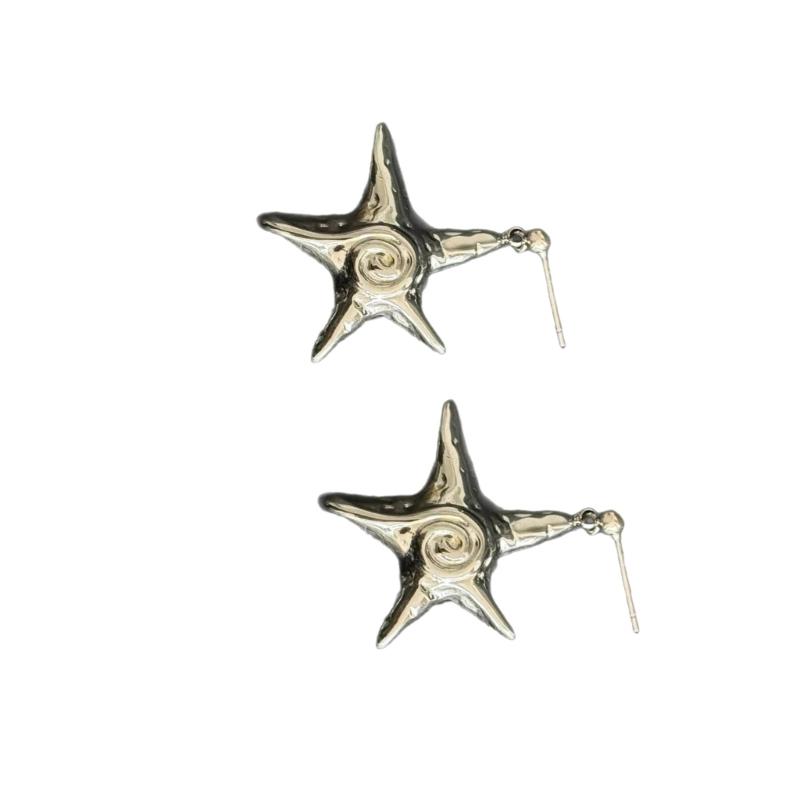 Fashionable Stainless Steel Starfish Earrings Comfortable And Versatile Suitable For Sensitive Skin And All Event