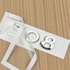 3D ABS Self-Adhesive Numbers 206 207 301 307 308 408 508 Logo Emblem Car Rear Trunk Sticker Badge Decal For Peugeot Accessories