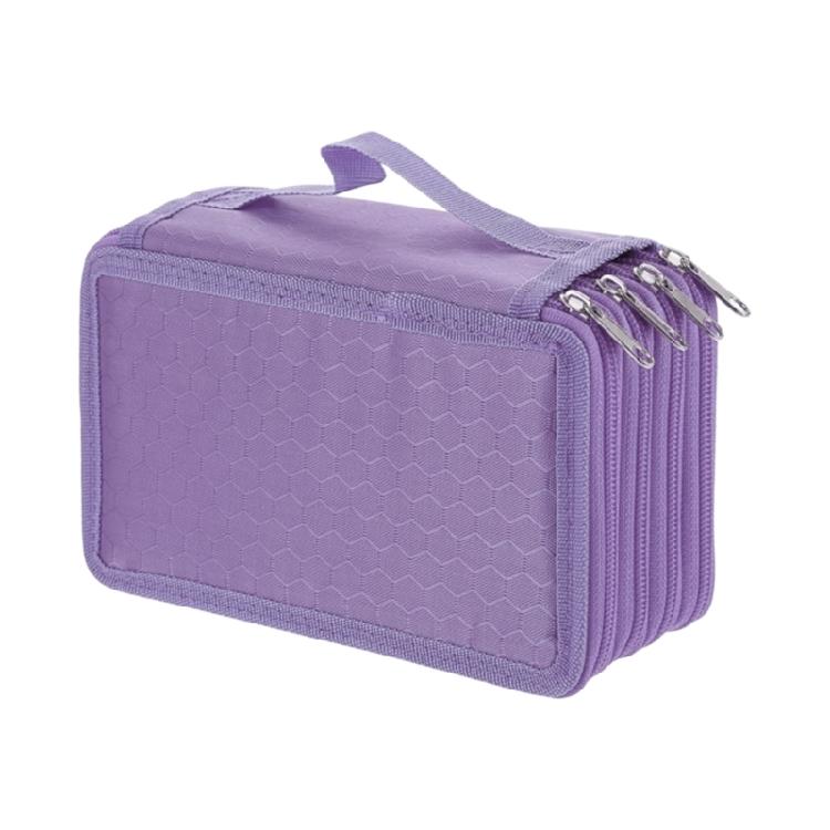 Neatly Organized 4 Level Pencil Holders With 72 Dedicated Slots Waterproof Cloth Fabric Stationeries Organizers Bag