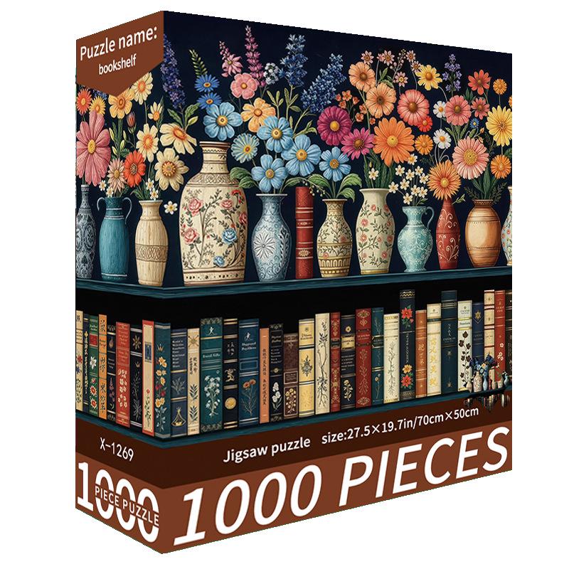 1000-Piece Cute Challenging Educational Jigsaw Puzzle for Adults - Stress Relief Birthday Gift for Her