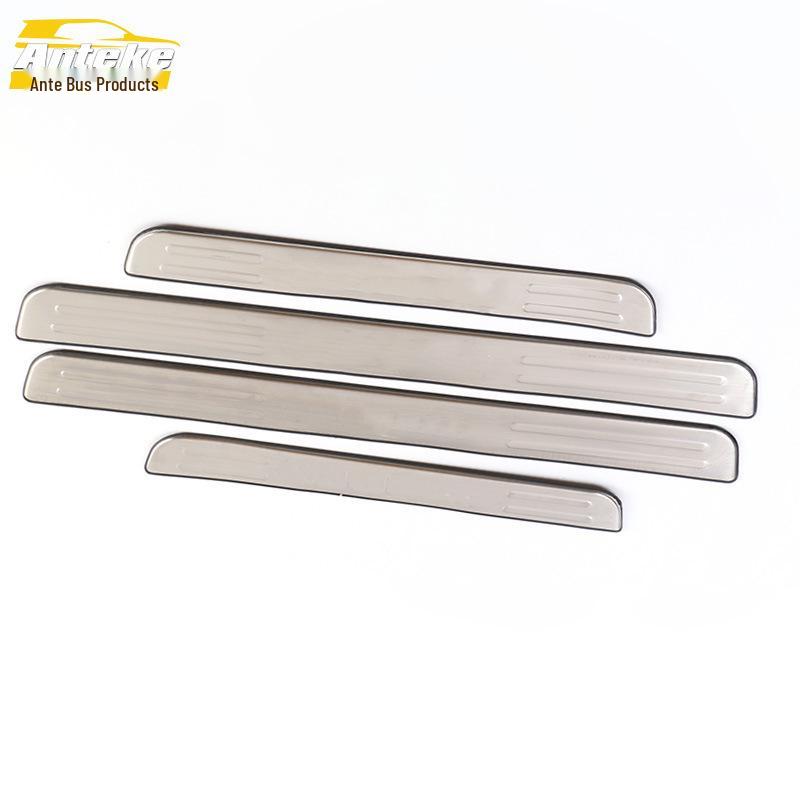 Besturn B50 Rostfritt Stål Dörrtröskel Repskyddande Dekorativ Välkomstlist