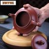 210ml High-end Yixing Purple Clay Teapots Handmade Pot Raw Ore Dahongpao Mud Kettle With Infuser Zisha Tea Set Tableware Craft