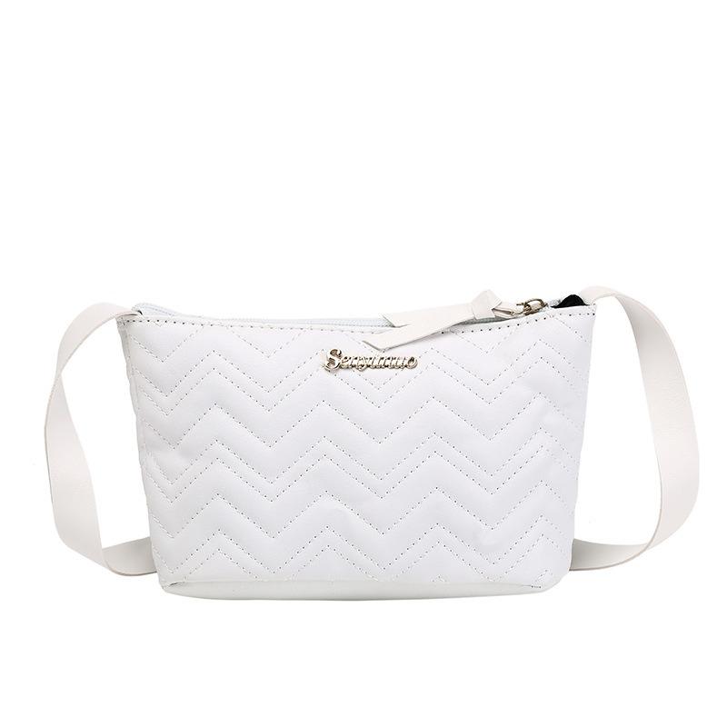 The New Women's Bag Is a Simple Shoulder Bag, a Letter-marked Small Bag, and a Fashionable Wavy Women's Bag.