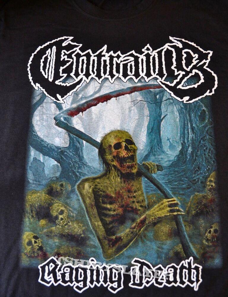 ENTRAILS Raging Death Unisex Cotton Classic T-shirt All Sizes BO324 Unisex T-Shirt XL