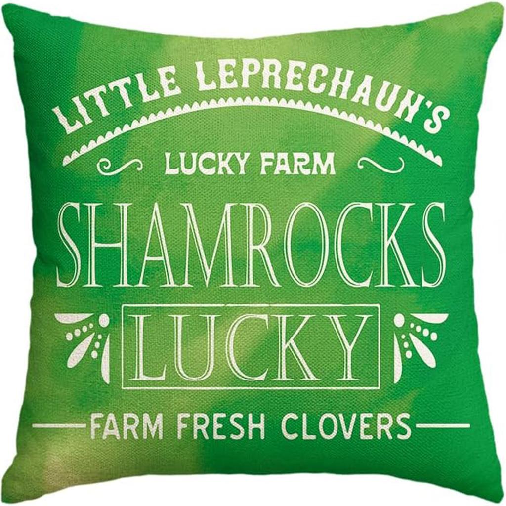 New Spring Fresh and Beautiful Linen Pillowcase Sofa Bedside Plant Flower Pillow Cushion Cover