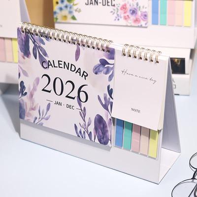 2026 Multifunktionaler Schreibtischkalender: Hochwertiges kreatives Tischornament und individueller Tagesplaner