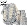 Mao Ren Herren Sommer Freizeit Outfit Set