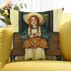 Anne Of Green Gables Various Sizes Square Pillow Case For Car Home Bedchamber Decor