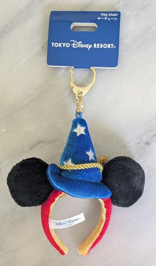 Tokyo Disney Resort Mickey Mouse Ears 2026 Headband Keychain Sorcerer Fantasia