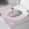 3PCS Handheld Toilet Seat Cover Comfortable Toilet Pad Paste Type Toilet Cushion  Home Use