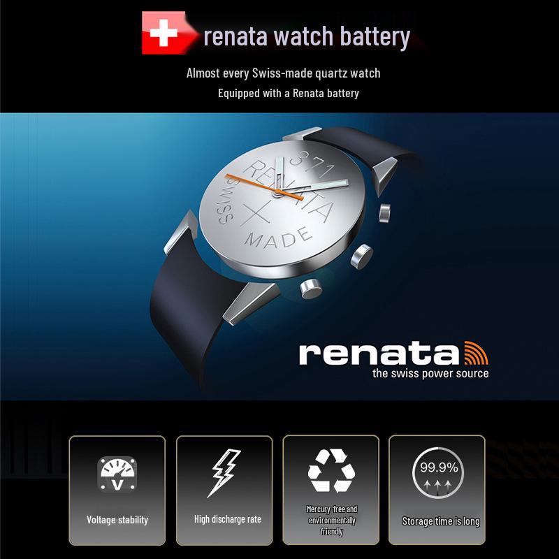 Swiss Renata Watch Button Batteries: 377, 364, 321, 371