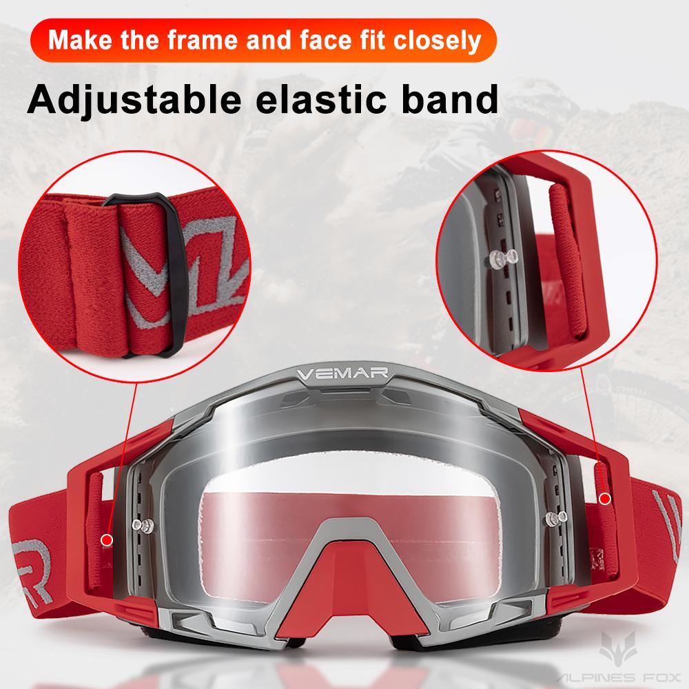 VEMAR Motorcycle Glasses Men Motocross Helmet Goggles Skiing Gafas Moto Sunglasses Man MTB ATV Dirt Bike Off Road Free Size