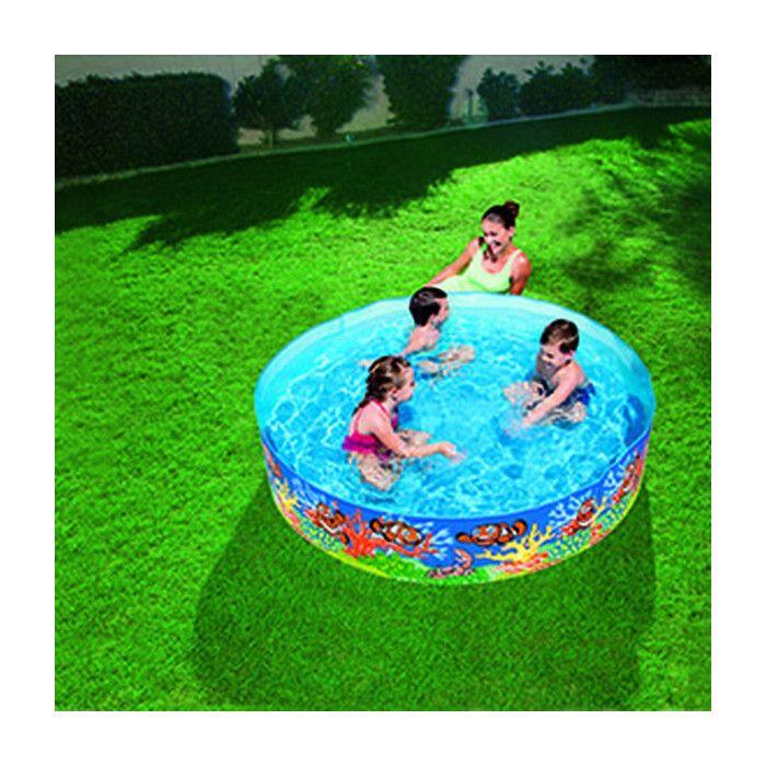 Piscine - Fill 'N Fun - Poissons Corail - Diamètre 183cm - Hauteur 38cm - Autoportante