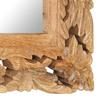 VidaXL Hand-carved Mirror Brown 80x50cm Solid Mango Wood