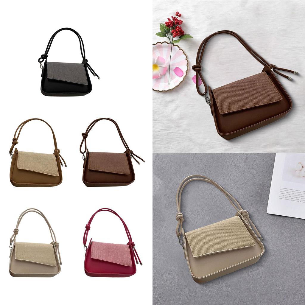 Womens Leather Shoulder Bag Lightweight Casual Tote for Dating Holiday Shopping