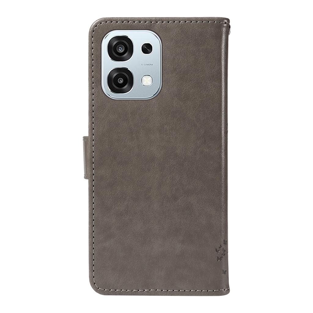 For Oppo A6 Pro 4G/Oppo F31 5G/Oppo A6 Pro 5G Phone Case with Stand Cat Tree Pattern Leather Wallet Mobile Cover